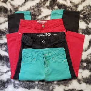 5 for $30 Girls jeans pack of 3.